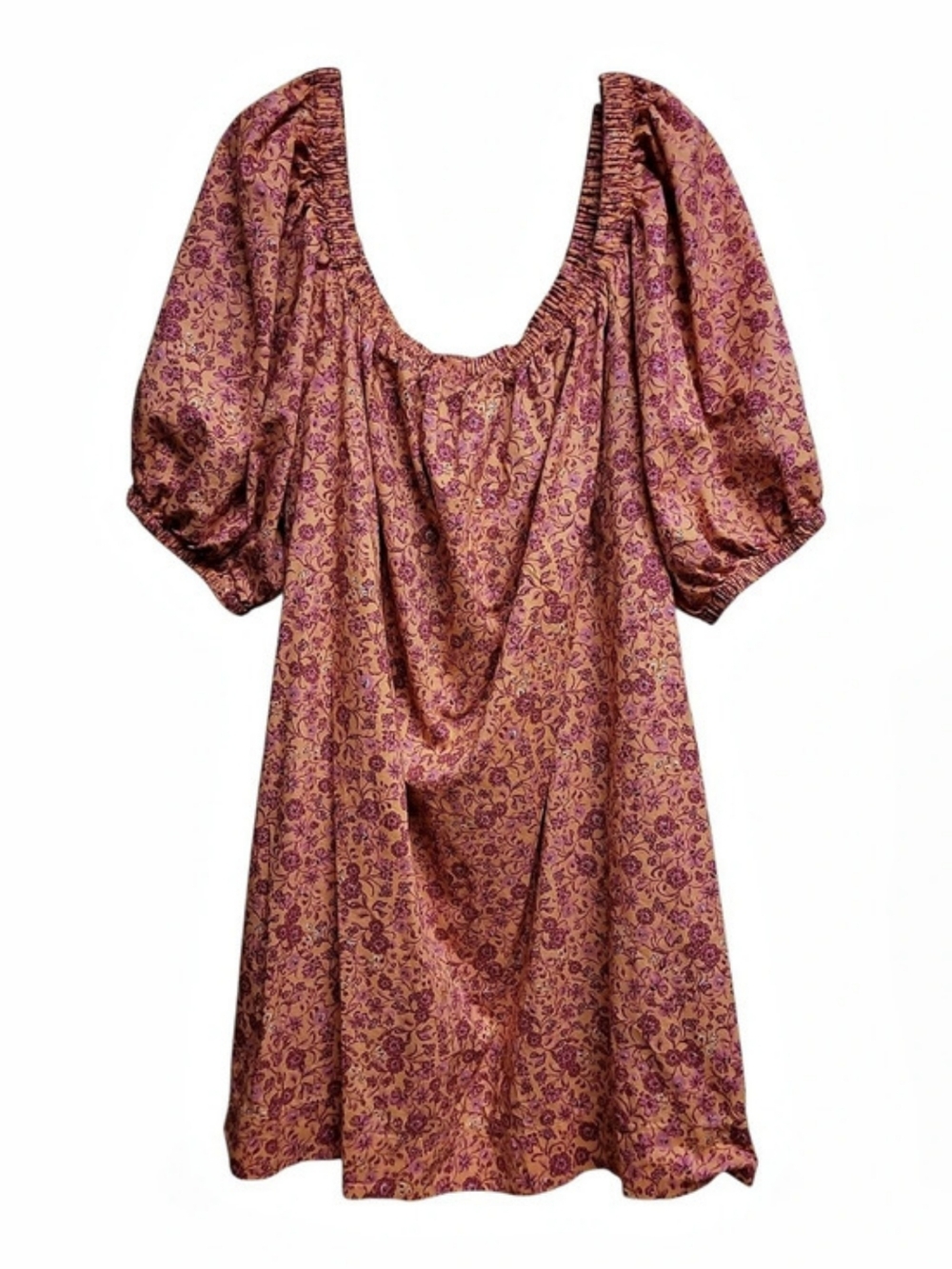 Old Navy Floral Puff Sleeve Mini Dress Size 2X